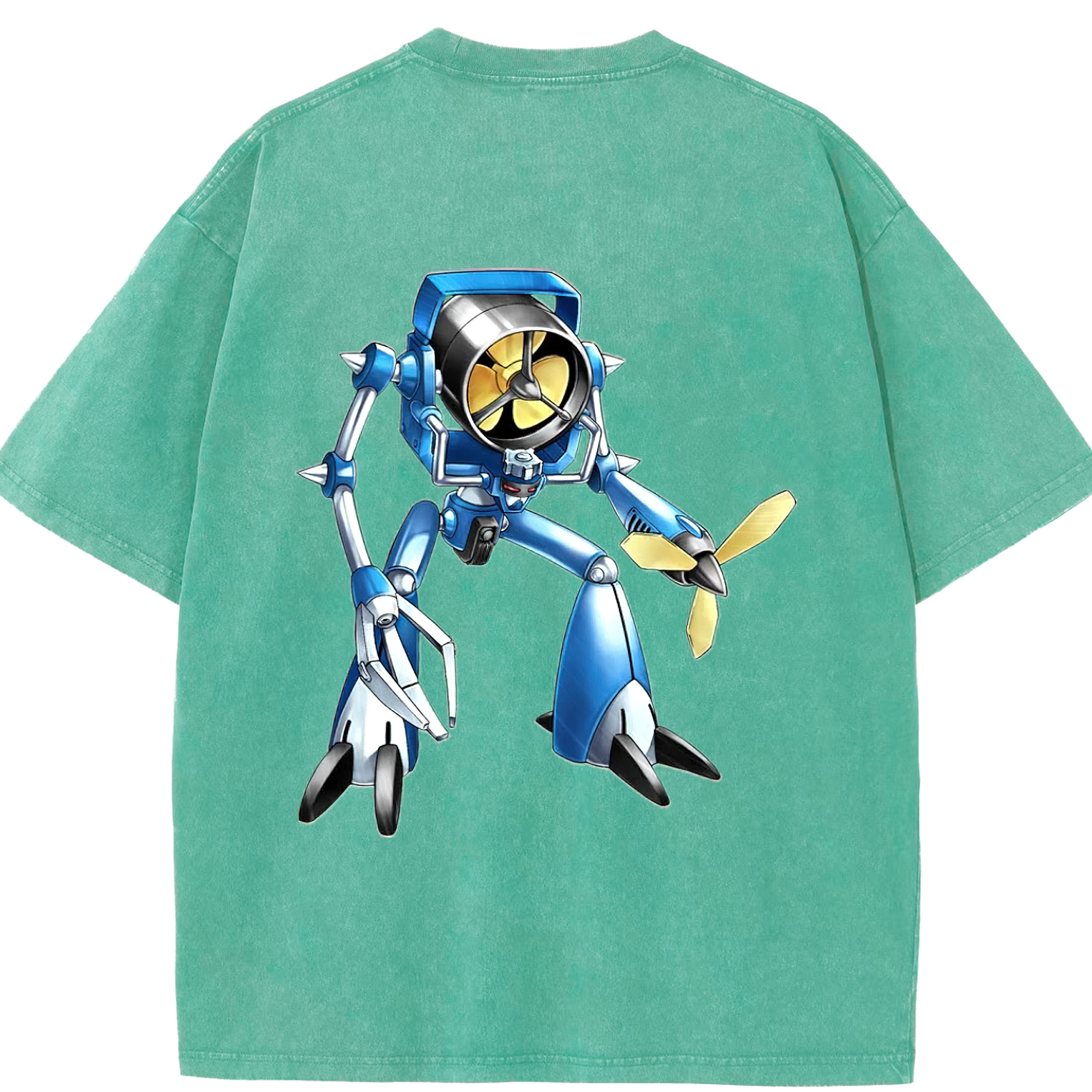 （画像用） 遊☆戯☆王 Yu-Gi-Oh! 綿100% ヴィンテージ風 半袖Tシャツ（背面プリント）